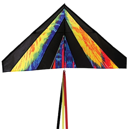Toyopia 46 in. Delta Tie Die Kite with Spinning Tail TO3029822